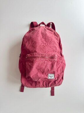 HERSCHEL Pacific Daypack Brick Red Cotton Canvas 23.5L Backpack